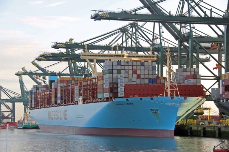 Deurganckdok containerschip