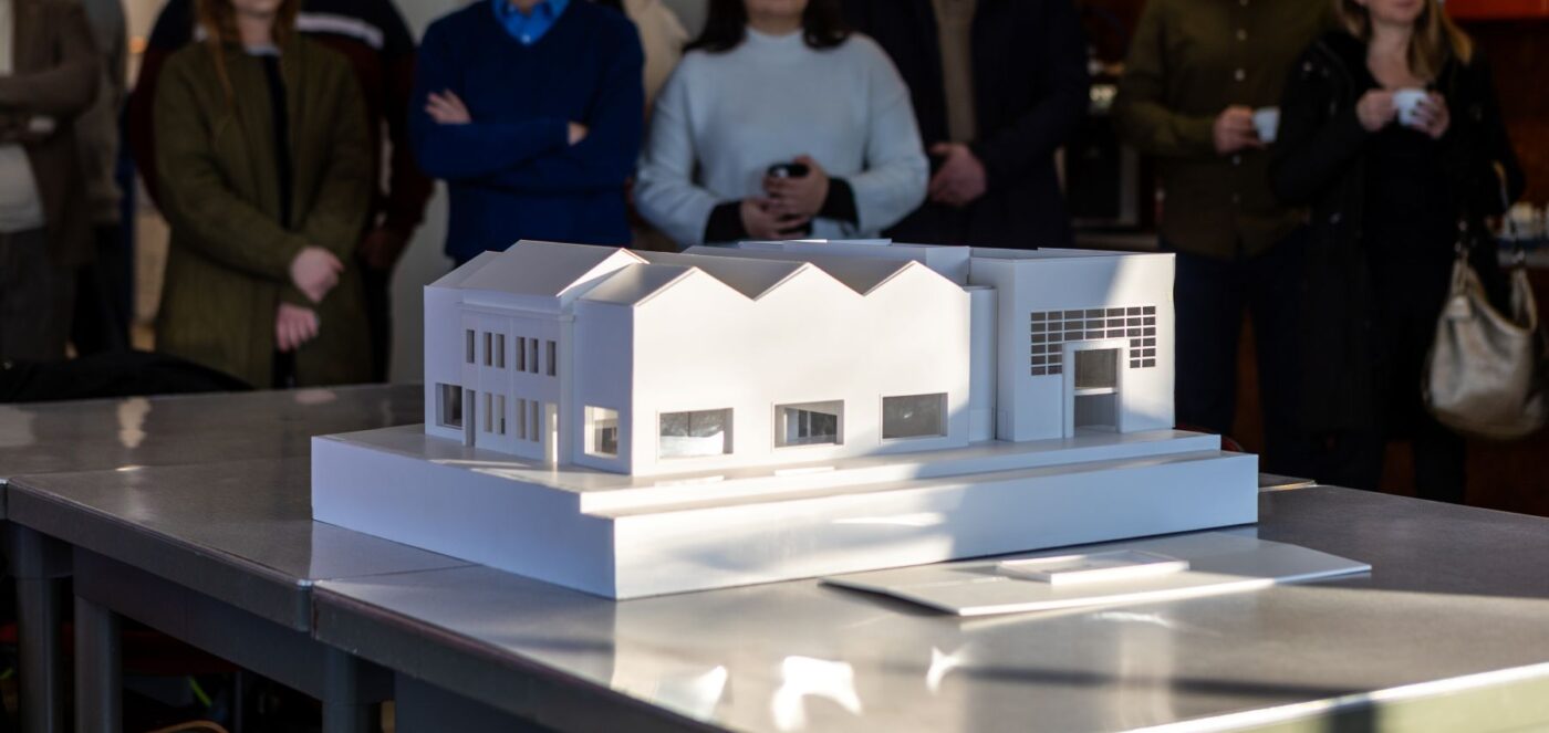 Maquette van Havenwereld getoond tijdens het persmoment