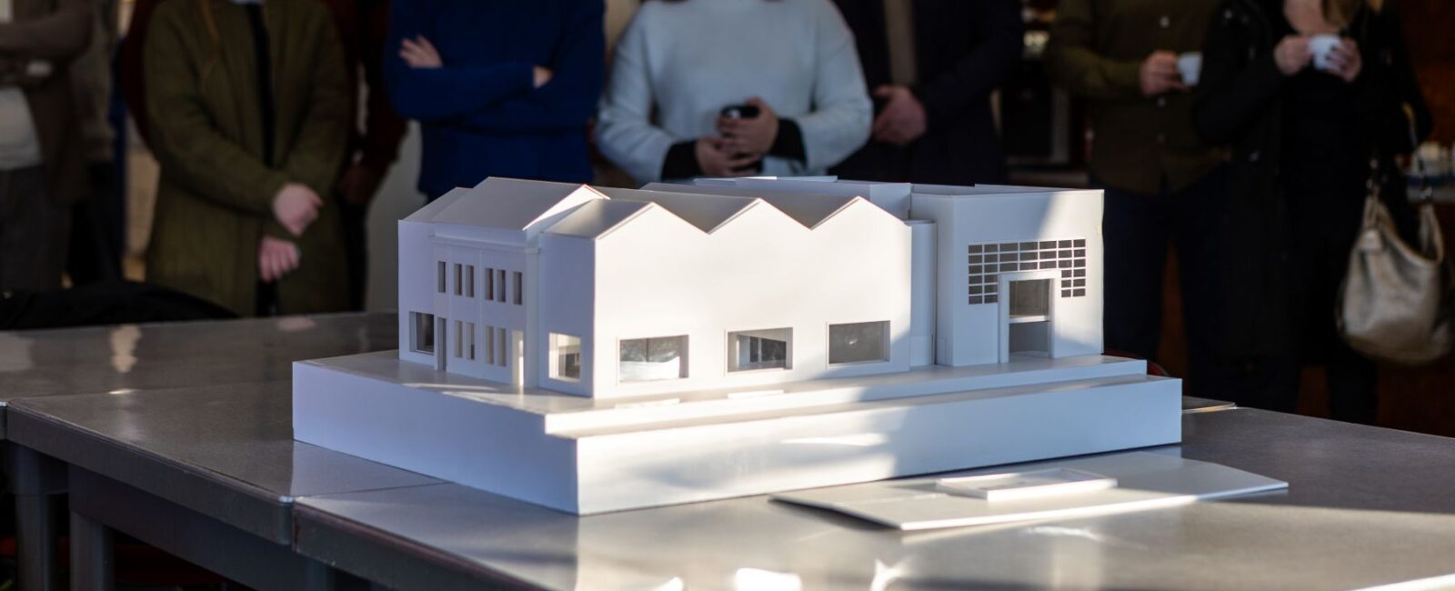 Maquette van Havenwereld getoond tijdens het persmoment