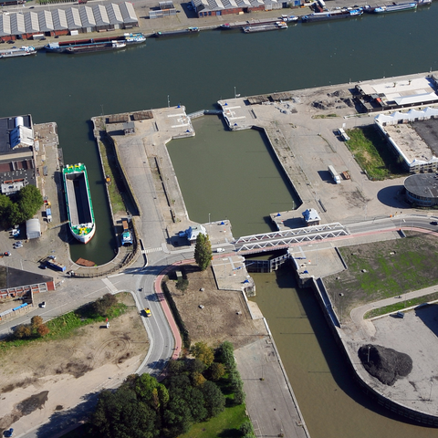 Luchtfoto Kattendijksluis